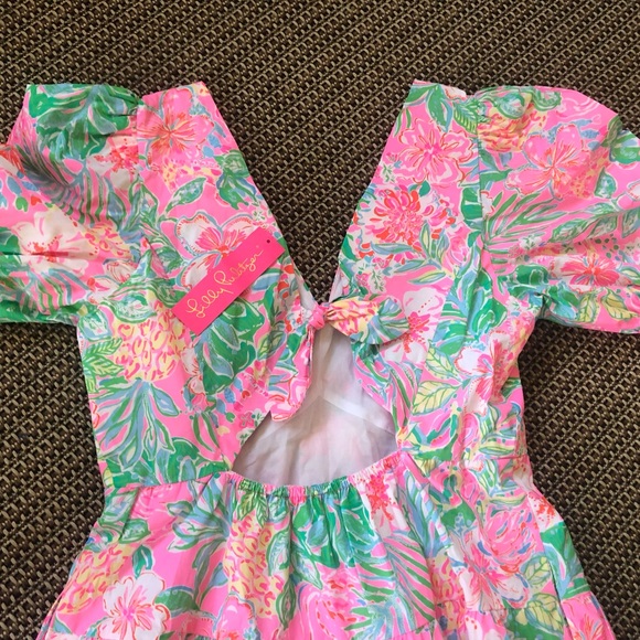 💕NEW! Lilly Pulitzer Nalani Short Sleeve Cotton Dress - Picture 8 of 11